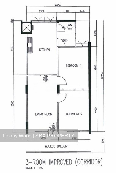 Blk 2 Brickworks Estate (Bukit Merah), HDB 3 Rooms #503816161
